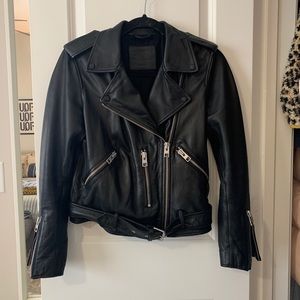 All Saints BALFERN LEATHER BIKER JACKET